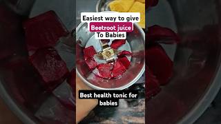 BEST HEALTH TONIC FOR 6M beetroot juice healthy baby 6monthold babyfood weightgainbabyfood [upl. by Jahdiel]