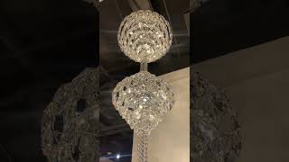 Four Cone Crystal Chandelier for StaircaseFoyerHotel  home decor staircase chandeliers 2024 [upl. by Croydon]