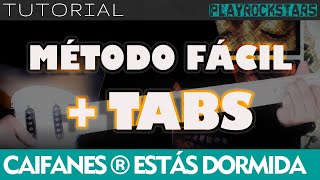 como tocar ESTÁS DORMIDA en guitarra CAIFANES ⭐️ TUTORIAL  ACORDES  RITMO  TABS [upl. by Amato606]