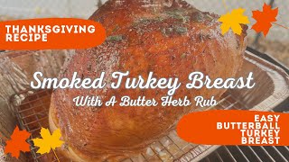 Smoked Turkey Breast  EASY Method [upl. by Hyrup348]