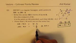 Best 5 on Vectors Collinear Points Geometry Section Formula GCSE MCV4U CBSE 12 [upl. by Desai]