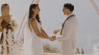 OUR WEDDING FULL FILM  Santorini Greece [upl. by Aneram309]