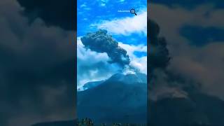 The eruption of the Lewotobi volcano located on the island of Flores Indonesia [upl. by Yrol]