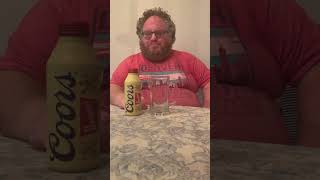 Coors Banquet Beer Review comedy satire beer alcohol review unboxing tastetest colorado [upl. by Kinney]