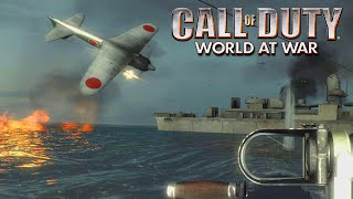 Cod WAW Brutal Japanese Kamikaze Attack [upl. by Nannoc251]