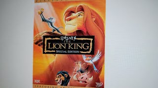 closing to lion king 1994 2003 dvd [upl. by Gregoire]