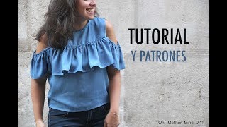 DIY Como hacer blusa de mujer patrones gratis [upl. by Hiro]