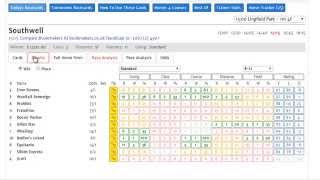 Geegeez Racecards  Race Analysis and Pace Analysis [upl. by Arreip]