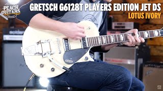 No TalkingJust Tones  Gretsch G6128T Players Edition Jet DS  Lotus Ivory [upl. by Oiromed550]