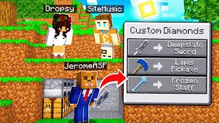 Minecraft Manhunt But I Have CUSTOM DIAMONDS [upl. by Lorenzo967]