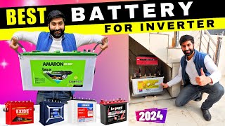 Best Inverter Battery for Home 2024  Luminous vs Exide vs Livguard vs Genus vs Amaron Battery [upl. by Portland704]