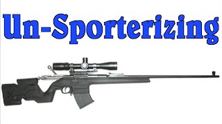 Restoring Sporterized Military Rifles for Fun andProbably not Profit [upl. by Jarid]