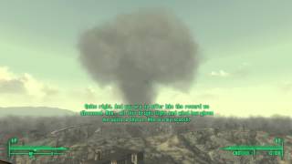 Fallout 3  Atom bomb in Megaton HD 1080p [upl. by Inaej]