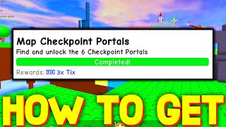 HOW TO GET MAP CHECKPOINT PORTALS LOCATIONS QUEST in THE CLASSIC ROBLOX [upl. by Tann49]