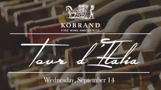 Kobrand Italian Tour  La Brea Bakery Cafe  September 14 2016  wineLA [upl. by Keyek]