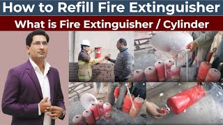 How to refill Fire Extinguisher  DCP Fire Extinguisher  What is Fire Extinguisher  Fire cylinder [upl. by Juna]