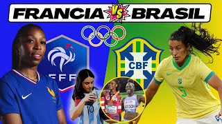 FRANCIA vs BRASIL 🎙️ COMENTARIOS EN VIVO ⚽ CUARTOS de FINAL 🏃🏽‍♂️ FINAL 100mts  JJOO París 2024 [upl. by Bogey860]