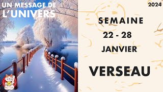 VERSEAU SEMAINE DU 22 AU 28 JANVIER 2024 HOROSCOPE JOUR PAR JOUR [upl. by Esilenna]