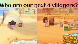 First 3 villagers amp first campsite villager New island episode 2 [upl. by Ahsinnod]