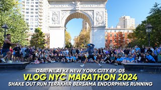 Vlog NYC Marathon 2024 Ep 05  Shake Out Run Terakhir sebelum NYC Marathon [upl. by Dolphin]