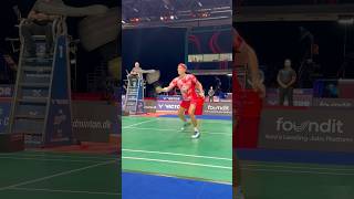 Viktor Axelsen Badminton Game Play at Victor Denmark Open badminton viktoraxelsen bwf [upl. by Nodyarb]