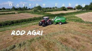 Darren Fahey baling silage 2024 [upl. by Nagoh]