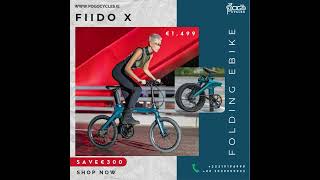 🚴 Fiido X Folding EBike  130km Range amp More 🔥 Save €300 💥 ElectricBike [upl. by Nelsen951]