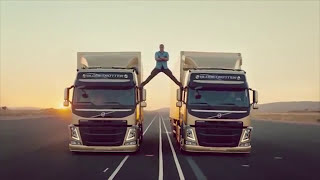 Demonstration of the unique technology Volvo Dynamic Steering complete with JeanClaude Van Damme [upl. by Hecht639]