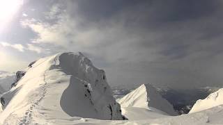 Climbing Garibaldis northeast face the rotten rock direct [upl. by Wattenberg]