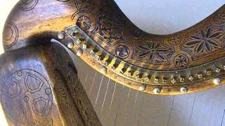 Trinity College Replica Harp  Decorated  Clarsach  Irish Harp [upl. by Dorrie]