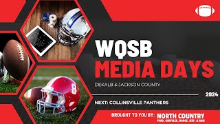 2024 WQSB High School Football Media Days  Collinsville Panthers [upl. by Mandler240]