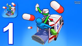 Ambulance Rush  Gameplay Walkthrough Part 1 Stickman Hospital Ambulance Car Driver iOS Android [upl. by Brazee649]