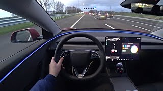 The New Tesla Model 3 2024 Test Drive [upl. by Aleet]