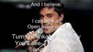 Dima BilanBelieve Lyrics [upl. by Sehguh]