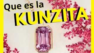 Que es la KUNZITA  PIEDRA KUNZITA  KUNZITA historia propiedades y caracteristicas [upl. by Ella372]