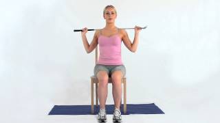 Golf club rotation exercise [upl. by Nesto]