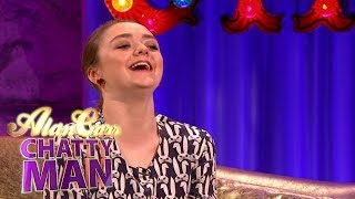 Maisie Williams  Full Interview on Alan Carr Chatty Man [upl. by Alleacim]