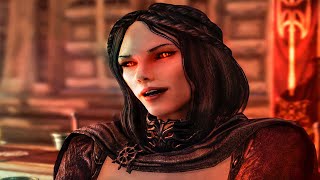 Serana Reacts To All Dovahkiin Races  Serana Dialogue AddOn [upl. by Dace916]