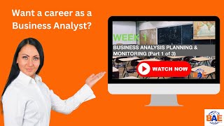 How to do Business Analysis Planning amp Monitoring Business Analyst Course  BABOK Study  Part 1 [upl. by Oiuqise492]