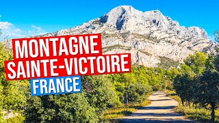 MONTAGNE SAINTEVICTOIRE  FRANCE Croix de Provence in 4K [upl. by Remmer]