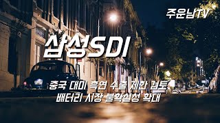 삼성SDI 주가 추세 분석 바닥다지기 구간 이제 턴어라운드를 기대하는 구간 [upl. by Mozes]