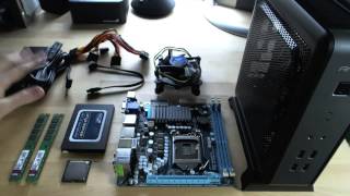 Antec ISK 110 Mini ITX Build Part 1 System Parts [upl. by Alic]