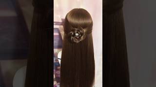 Easy Ros shape hairstyle 🌹 shorts hairstyle hairtutorial [upl. by Wickner]