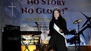 Miss Nagaland 2022👑Hikali Achumi Glorifying God in youth camp 2023 at Shokhuvi LTPT🌈 [upl. by Sabec]