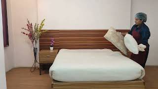 Prajita Dhakal House Keeping Room Atandent Cleaning BedMaking Demo Romania [upl. by Amalia]