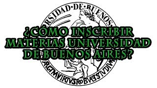 ¿CÓMO INSCRIBIR MATERIAS A PRIMER AÑO FMED  Universidad de Buenos Aires UBA [upl. by Brendon]