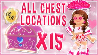 ALL CHEST LOCATIONS IN DIVINIA PARK ROYALE HIGH 15 CHESTS [upl. by Luke]