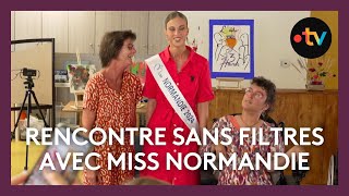 Miss Normandie interviewée sans filtres par des personnes en situation de handicap [upl. by Icyaj312]