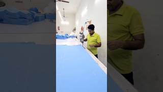 Garments factory cutting❤️🙏 fabric cutting machine youtubeshort short trending song Arvind [upl. by Ordnael530]