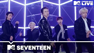 SEVENTEEN 세븐틴 perform quotMAESTROquot  MTV Fresh Out Live  MTV Asia [upl. by Yelrahs]